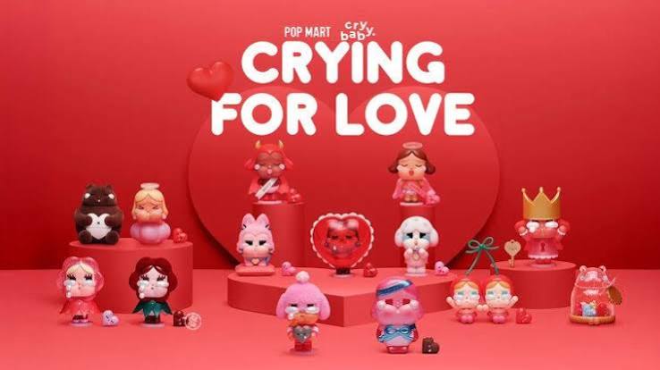 CRYBABY Crying For Love Blind Box Series by Molly Yllom x POP MART - The  Toy Chronicle