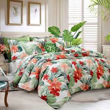 The name kanu translates to plant in hawaiian, and as the brand logo of noho home, it embodies the designer's intention to plant seeds of growth within the company as well as within hawaiian culture and hawaiʻi's. Tropical Bedding Duvet Cover Set Hawaiian Style Red Hibiscus Palm Leaves Super Soft 100 Hypoallergenic Cotton 3 Pieces