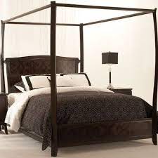 Spend this time at home to refresh your home decor style! Amazon Com Zocalo Belle Noir Modern Queen Size Canopy Bed Furniture Decor Bed Sizes Black Canopy Beds Canopy Bed