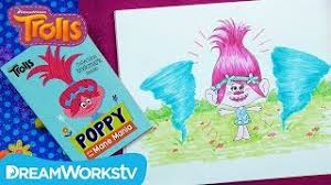 Erase the guide lines of the original circle from the top of the head. How To Draw Poppy From Trolls Kidztube
