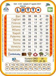 Maybe you would like to learn more about one of these? Estrazioni Lotto Oggi E Numeri Superenalotto Di Sabato 7 Agosto 2021