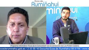 Programa Informativo "Ecos de la Comunidad" con la conducción de Luis Rubén  Cadena