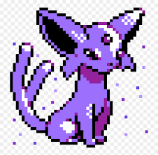 To created add 35 pieces, transparent pokemon images of your project files with the background cleaned. Espeon Pokemon Pixel Art Espeon Hd Png Download Vhv