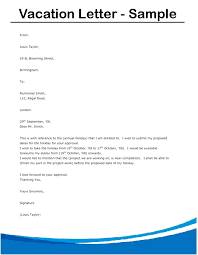 Request Letter Format For Vacation Leave Fresh Beautiful Annual ...