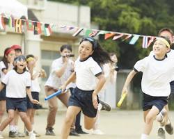 小学校の運動会の画像