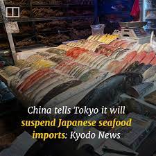 The move comes less than five months after Beijing announced it would lift  a nearly two-year import ban on some Japanese seafood. (Link in comments)  #asia #china #japan #seafood #trade #economy #diplomacy #