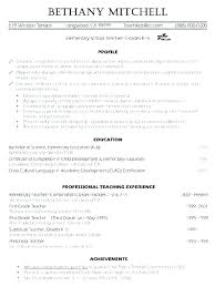 Resume Sample Teacher Sample Resume For Teacher Applicant ...
