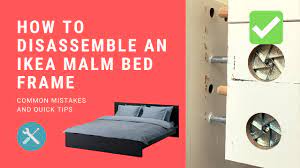 How can i take apart the pictured bed frame joint? How To Disassemble An Ikea Malm Bed Frame Common Mistakes And Quick Tips Youtube