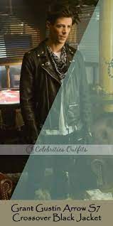 Barry Allen Arrow S7 Crossover Black Leather Jacket Leather Jacket Celebrities Leather Jacket Jackets