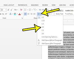 For word 2007 and 2010 users. How To Double Space In Word 2013 Live2tech