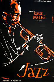 By Rafael Tufino 1960 Jazz Puerto Rico Puerto Rico Art Latino Art Poster