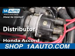 How To Replace Distributor 95 97 Honda Accord Youtube