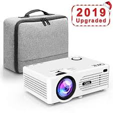 Offerta Di Oggi Proiettore Qkk Mini Proiettore Con Custodia Portatile Video Proiettore Supporta 1080p Full Hd Compat Mini Projectors Ration Card Projector
