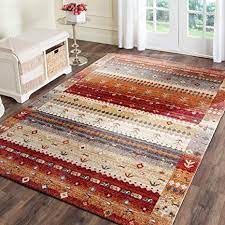 Gabbeh teppiche angebote im preisvergleich ✓ testberichte ✓ echte bewertungen & geprüfte produkttyp: Amazon De Taleta Moderner Gabbeh Teppich Wohnzimmer Mit Hochflor Bordure Bunt Muster Rust Rot Mehrfarbig Grosse 90 X 160 Cm