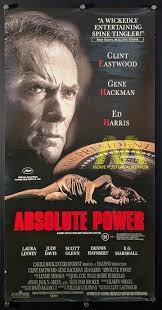 ABSOLUTE POWER (1997) Movie Poster, Daybill, Clint Eastwood, Ed Harris