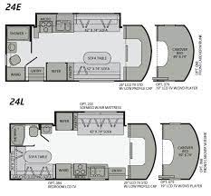 Here we will look at 8 of the best class c rv floorplans under 30 feet. 2010 Fleetwood Quest Class C Motorhome Floorplans Large Picture