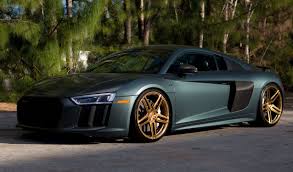 Explore audi cars for sale as well! Green Matte 2017 Audi R8 V10 Plus On Vossen Wheels For Sale Audi R8 V10 Plus Audi R8 V10 R8 V10 Plus