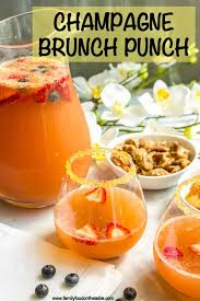 White sangria with peaches and berries · 6. Champagne Brunch Punch Family Food On The Table