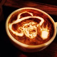 Horror Coffee Art Freddy Krueger Dravens Tales From The Crypt Cappuccino Kunst Kaffeekunst Latte
