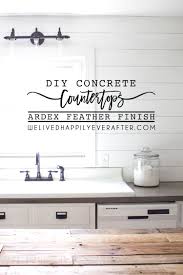 Concrete countertops pros & cons. Our Farmhouse Concrete Countertops Diy Ardex Feather Finish Review Step By Step Tutorial With Video We Lived Happily Ever After