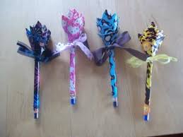 How to make duct tape flowers on pens. Make 2 Duct Tape Flower Pens By Bellanicolle Fiverr