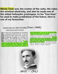 Nikola Tesla He Predicted Cell Phones Back In 1909 Respect Nikola Tesla Tesla Quotes Nikola Tesla Quotes