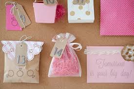 Choose a color palette and gather your supplies. Gifts From The Girls Bridal Advent Calendar Weddingsonline