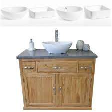Bathroom Vanity Unit Oak Cabinet Wash Stand Grey Quartz Ceramic Basin 1161gqcbc Vanity Units Oak Cabinets Oak Bathroom Furniture