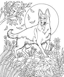 We paint with colored markers.the image was purchased on shutterstock.com (commercial use license) and edited in. German Shepherd 7 Coloring Page Free Printable Coloring Pages For Kids