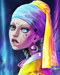 Which emotion to post next? OwO💛✨✏️ ✏️Joy as Cyberpunk Character :3 Full  resolution, PSD file with layers and time lapse will be