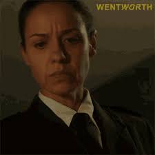 Shocked Vera Bennett GIF