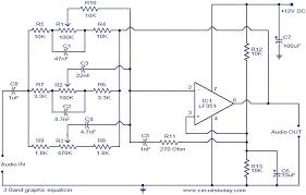 Jangan mengabaikan bagan dan diagram yang menarik ini. 3 Band Graphic Equalizer Circuit