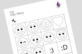 Whatsapp smileys zum ausdrucken the emoji. Emoji Memory In Erinnerung An Die Entstehung Der Smileys Spiel Spass