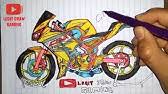 Kumpulan gambar sketsa motor drag mio terbaru term modifikasi motor via termodifikasimotor.blogspot.com. Motogp Valentino Rossi Cara Menggambar Dan Mewarnai Gambar Motogp Youtube
