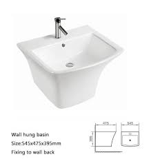 Choose from popular brand names like randolph morris, native trails, whitehaus, cheviot and more. Sairi Good Price Ceramic Wall Mounted Rectangular Wall Hung Wash Basin Bathroom Sink China Bathroom Sink Wall Hung Basin Made In China Com