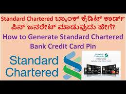 Plus, you'll earn up to 30%* back in sim spend rewards. How To Generate Standard Chartered Bank Credit Card Pin Online In Kannada Creditcardpin Kannada Youtube