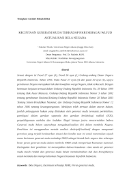 Hal tersebut dapat dimulai dengan melakukan kewajiban sebagai warga negara. Pdf Kecintaan Generasi Muda Terhadap Nkri Sebagai Wujud Aktualisasi Bela Negara