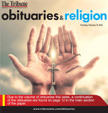 02102022 OBITUARIES by tribune242