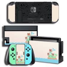 All of these various bundles guarantee you a digital code to download new horizons and a special model of the switch. Animal Crossing Theme Protector Faceplateskin Sticker For Nintendo Switch Console And Joy Con Controller Dock Full Set Stickers Aliexpress