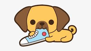 Find the best free stock images about dog clipart vector. Dog Eating Shoe Kawaii Dog Clipart Png Image Transparent Png Free Download On Seekpng
