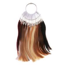 details about 37 colors univeral 100 human hair extensions color rings chart swatches