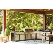 An outdoor kitchen is a space for the whole family to enjoy time together while preparing a delicious meal. Ultimate Outdoor Kitchen W Grill Sink Refrigerator Stove Griddle Granite Ebay