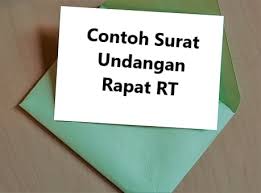 Abdul karim jakarta, 29 juli 2013 nomor : 3 Contoh Surat Undangan Rapat Rt Sederhana