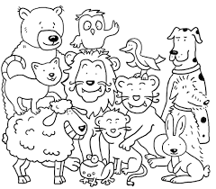 Ausmalbilder für erwachsene mehr tiere. Ausmalbild Tiere By Sabine Voigt Nature Cartoon Toonpool