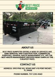 One Of The Most Professional Junk And Waste Removal Service Companies In Florida Removal Services Waste Removal Waste Management Services