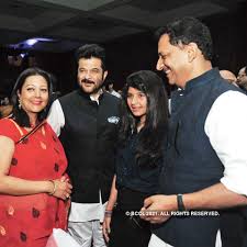 Rajiv pratap rudy, new delhi. Anil Kapoor Poses With Rajiv And Neelam Pratap Rudy During A Party Hosted By Subrata Roy On The Occasion Of His Grand Daughter Roshna S Annaprashan In Delhi