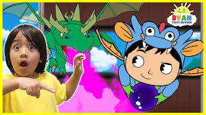 Let's celebrate your childs next birthday with these awesome customized ryan's world party invites. Ryan Vs Magical Dragons Cartoon Animation For Kids Youtube
