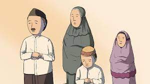 Hari raya suasana ceria bersalaman bermaaf maafan jemput masuk menjamu hidangan tersusun l. Waspada Ritual Lebaran Ahli Minta Warga Dilarang Bersalaman