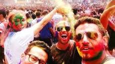 Image result for Tourist guide Celebrating Holi in Nepal