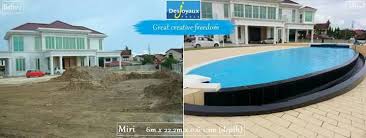 Desjoyaux Pool Miri 22m X 6m X 0 6m To 1 2m Pool Outdoor Decor Outdoor